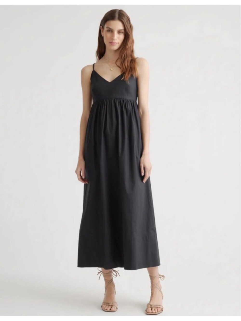 Quince Organic Cotton Midi to Maxi Dress